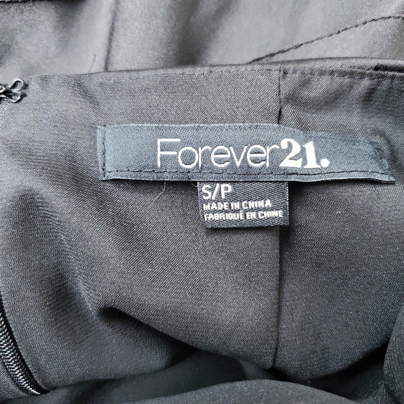 Forever21 Black Silky Halter Tie String Minidress - Picture 7 of 10